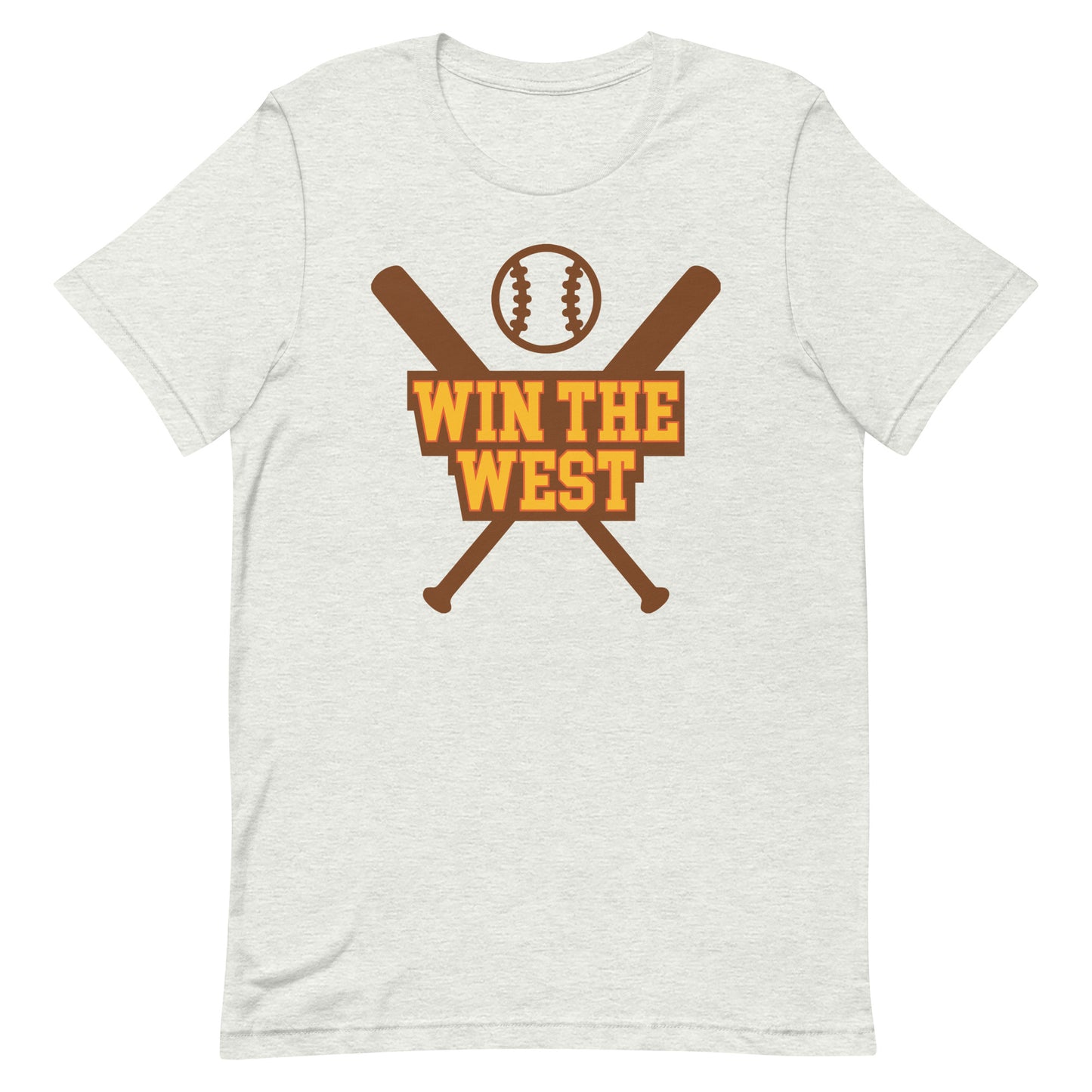 A-16 'Win the West' Baseball Bats Original Style Short-Sleeve Unisex T-Shirt