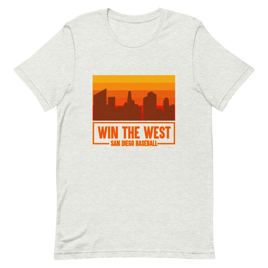 A-28 'Win the West' San Diego Sunset Style Short-Sleeve Unisex T-Shirt