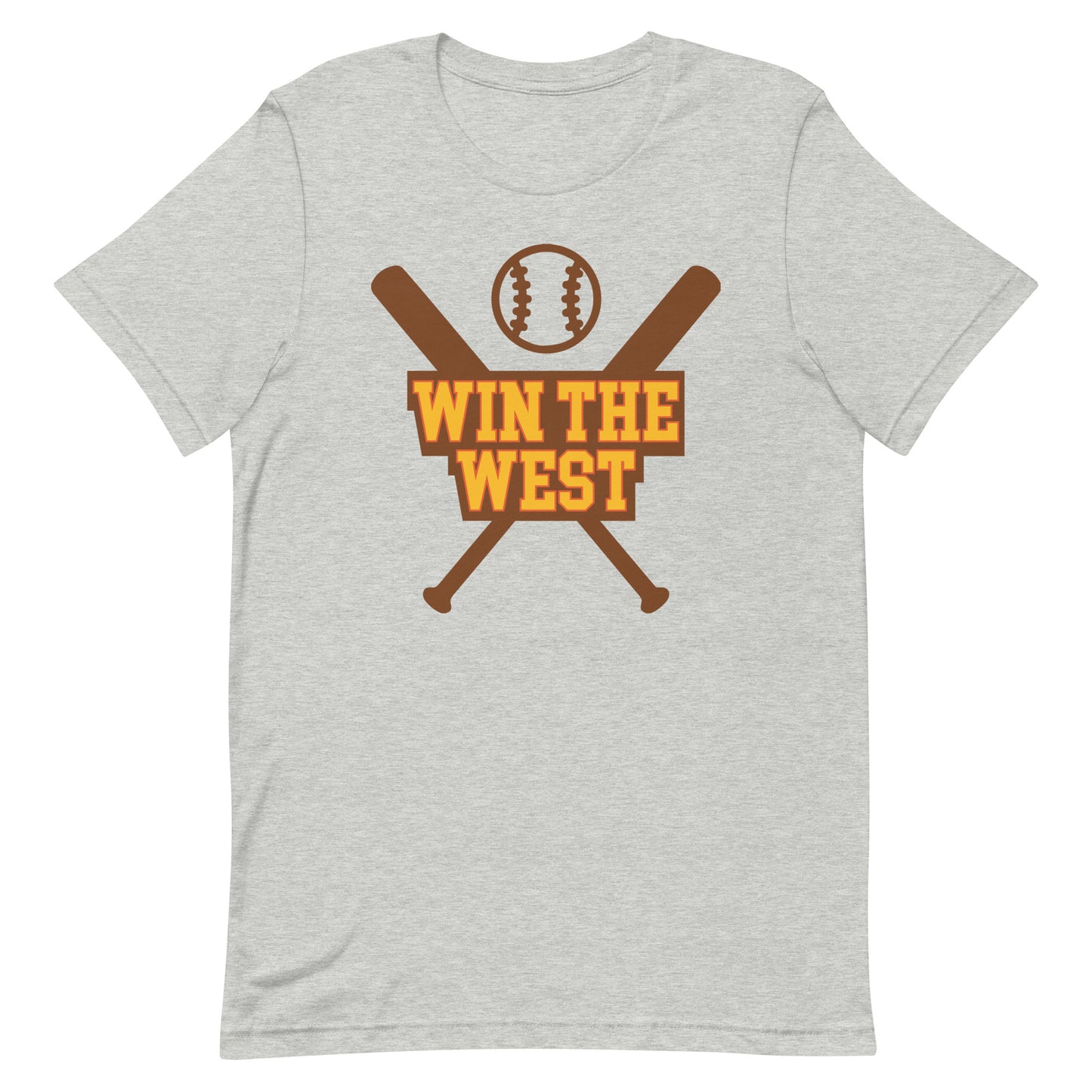 A-16 'Win the West' Baseball Bats Original Style Short-Sleeve Unisex T-Shirt