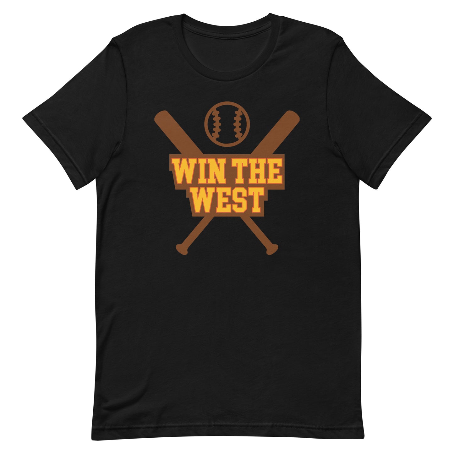 A-16 'Win the West' Baseball Bats Original Style Short-Sleeve Unisex T-Shirt