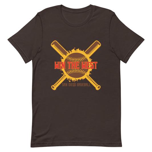 A-25 'Win the West' San Diego Baseball 2023 Style Short-Sleeve Unisex T-Shirt