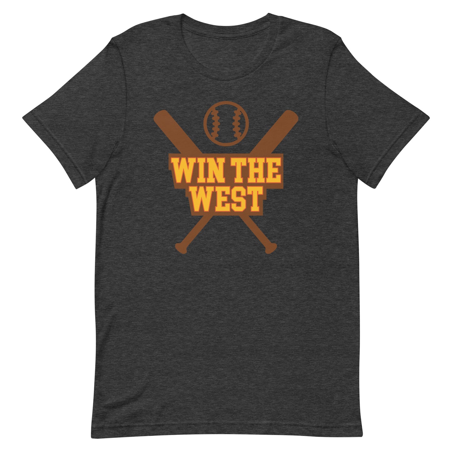 A-16 'Win the West' Baseball Bats Original Style Short-Sleeve Unisex T-Shirt