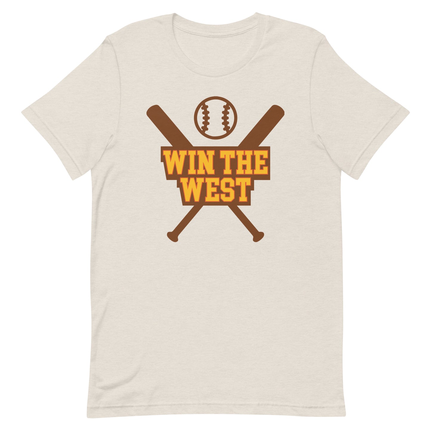 A-16 'Win the West' Baseball Bats Original Style Short-Sleeve Unisex T-Shirt