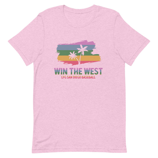 A-40 'Win the West' Palm Trees 2023 City Connect Style Short-Sleeve Unisex T-Shirt