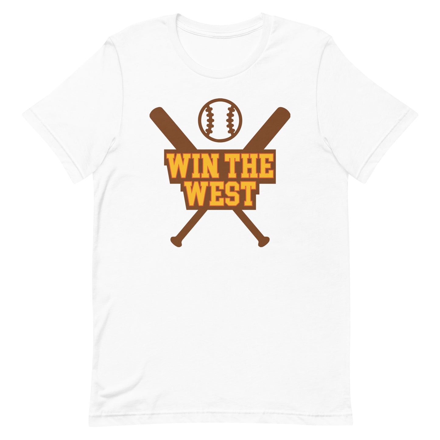 A-16 'Win the West' Baseball Bats Original Style Short-Sleeve Unisex T-Shirt