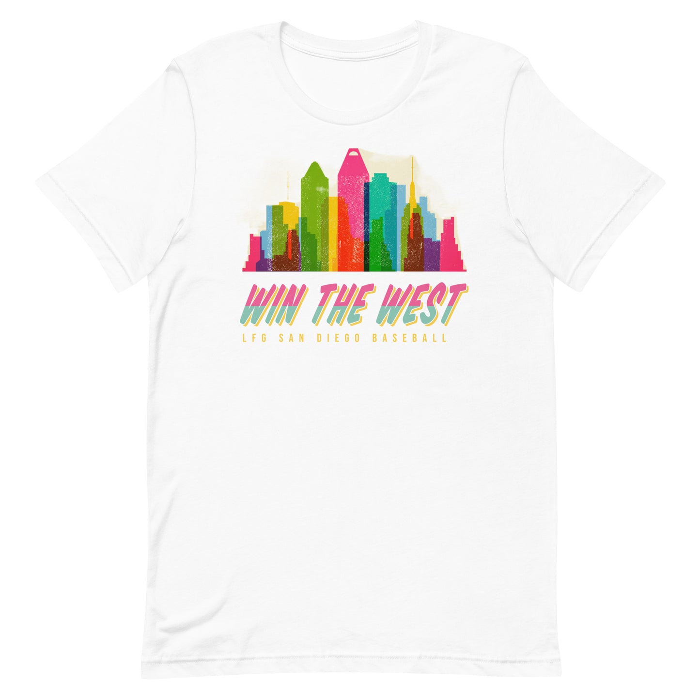 A-20 'Win the West' City Connect Cityscape Original Style Short-Sleeve Unisex T-Shirt